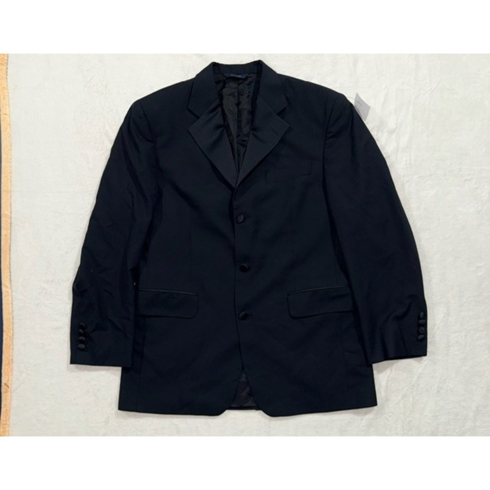 New‎ Brooks Brothers Black Blazer Men's 40R Jacket 3 Button Made In Canada